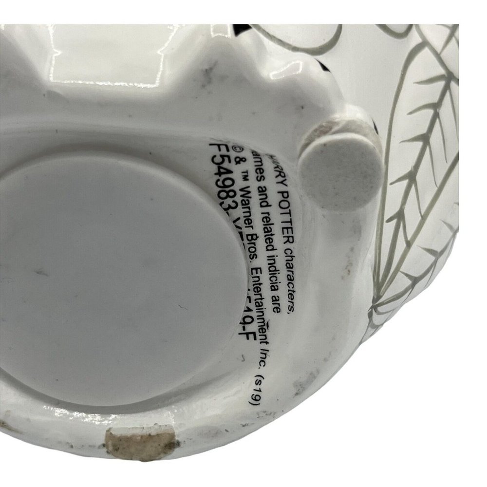Harry Potter Hedwig The White Owl Ceramic Coin Bank with Rubber Stopper Wizard - Picture 3 of 4
